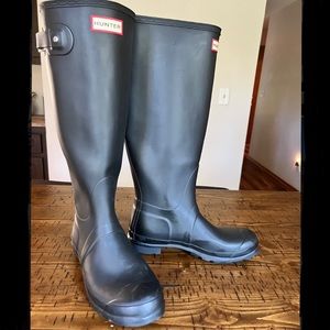 Tall Hunter rain boots